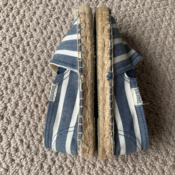 Navy Striped Espadrilles - Picture 4 of 4